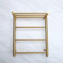 New Arrival Brushed Gold Heated Towel Radiator 304 Stainless Steel Towel Racks Towel Warmer 9041